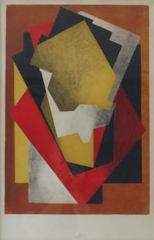 Jacques VILLON - Composition cubiste, Gravure originale 2