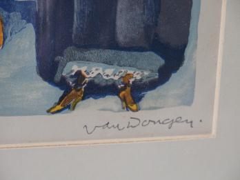 Kees VAN DONGEN - Un présent, 1955, Gravure signée 2