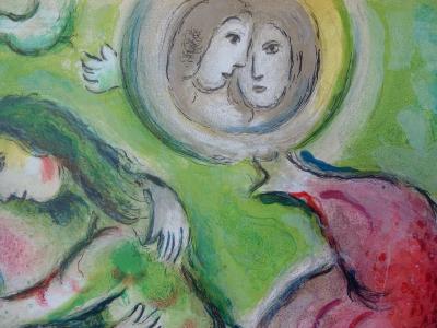 Marc CHAGALL - Roméo et Juliette, Lithographie signée à l’encre 2