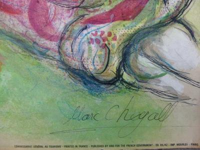 Marc CHAGALL - Roméo et Juliette, Lithographie signée à l’encre 2