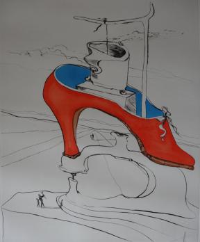 Salvador DALI - La malédiction vaincue, Gravure originale signée à la main 2