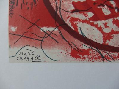 Marc CHAGALL - Les amoureux du Champ de Mars, Lithographie signée 2