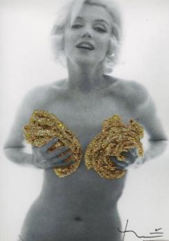 Bert STERN - Marilyn, Classic Gold Roses, 1962, Photographie signée 2