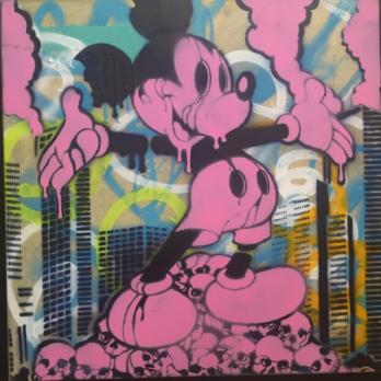 DILLON BOY - Corporations Kill, 2015, Acrylique aérosol, Signée 2