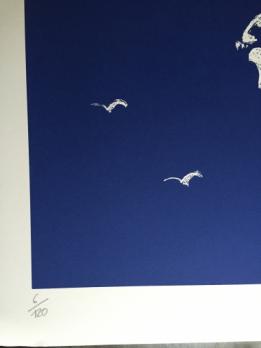 Jérôme MESNAGER - Saut en hauteur, 2014, Lithographie 2