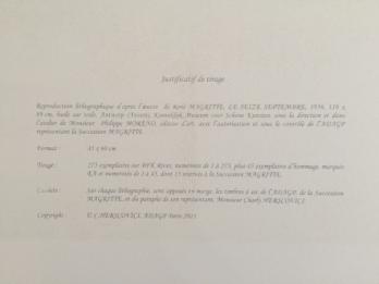 René MAGRITTE (d’après) - 