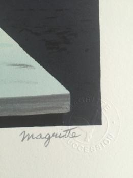 René MAGRITTE (d’après) - Un Peu de l’âme des Bandits - Lithographie 2