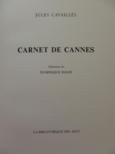 Jules CAVAILLES - Carnet de Cannes, 24 dessins et aquarelles 2