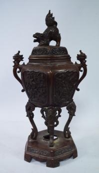 Brûle parfum en bronze XIXe 2