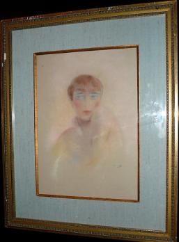 Édouard CHIMOT - Pastel et crayon sur papier, Signé 2