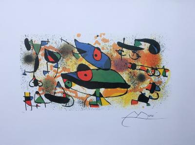 Joan MIRO (d’après) : Sculpture II - Lithographie 2