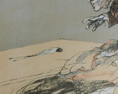 Claude WEISBUCH - Le sournois, 1984 - Lithographie originale 2