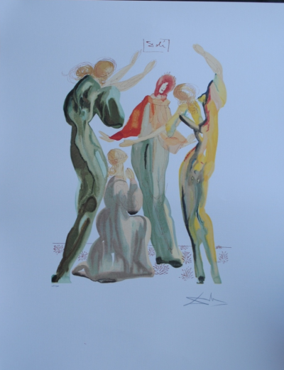 Salvador DALI (d’après) - La Danse, Lithographie signée et numérotée 2