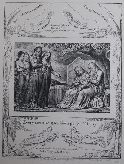 William BLAKE (after) - Charity - Engraving 2