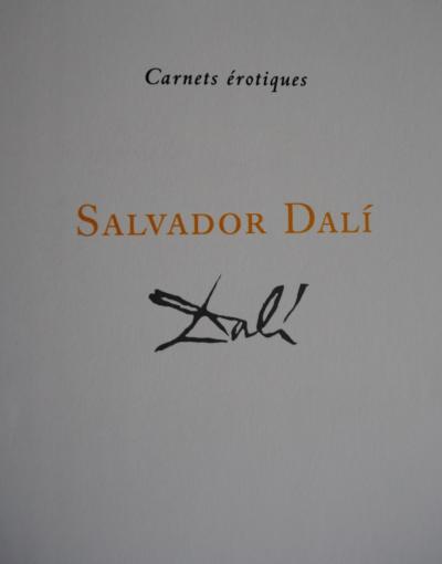 Salvador DALI (d’après) - Carnet érotique 2