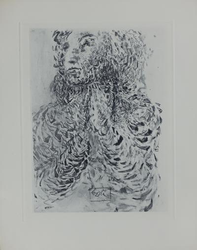 Salvador DALI : PARADIS 17 - La prescience divine - Gravure originale signée, 1963 2