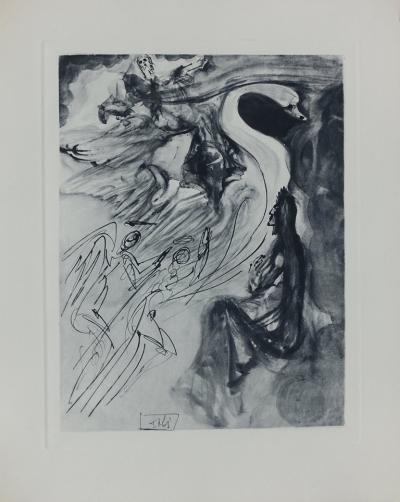 Salvador DALI : Le Langage de l’oiseau - Gravure originale signée et référencée, 1963 2