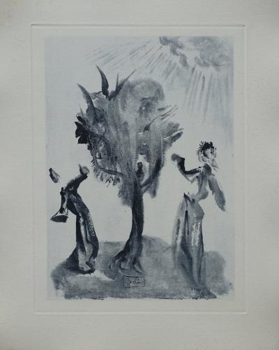 Salvador DALI : L’arbre - Gravure Originale signée et référencée, 1963 2