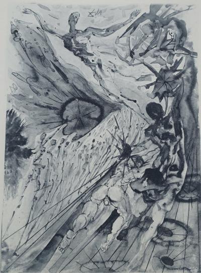 Salvador DALI - Les Luxurieux - Gravure originale signée et référencée, 1963 2