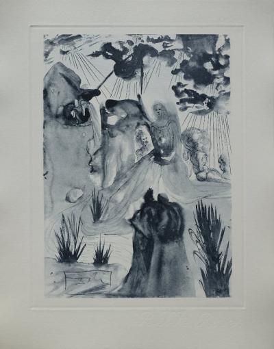 Salvador DALI : Purgaotry 28 - Original signed and referenced etching, 1963 2
