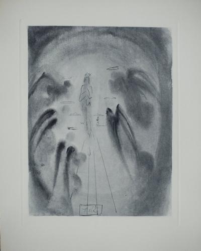 Salvador DALI : PARADIS 24 -La joie des bienheureux - Gravure originale signée, 1963 2