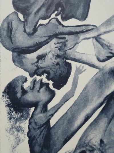 Salvador DALI : ENFER 4 - Les Limbes - Gravure originale 2