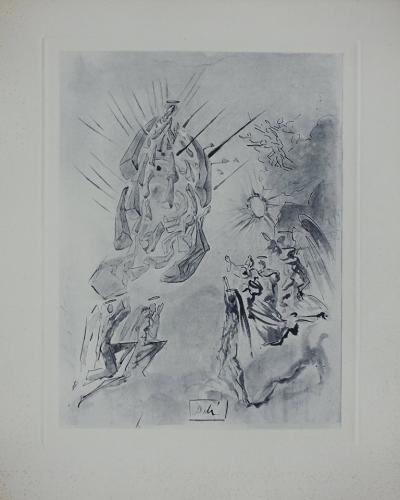 Salvador DALI : Apparition de la Vierge - Gravure originale signée 2