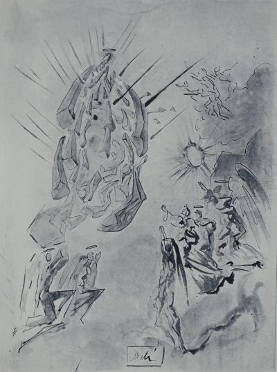 Salvador DALI : Apparition de la Vierge - Gravure originale signée 2