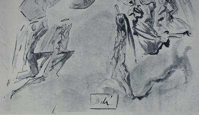 Salvador DALI : Apparition de la Vierge - Gravure originale signée 2