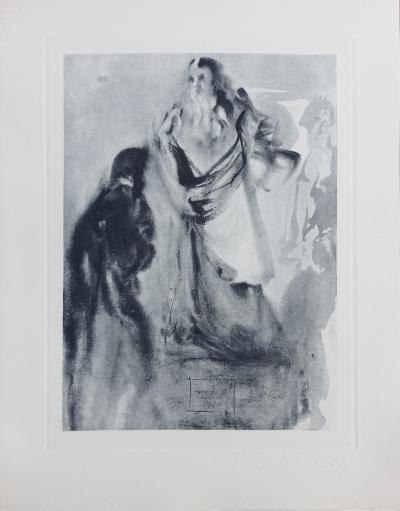 Salvador DALI : Paradis 28 - La marche vers Dieu - gravure originale signée, 1963 2