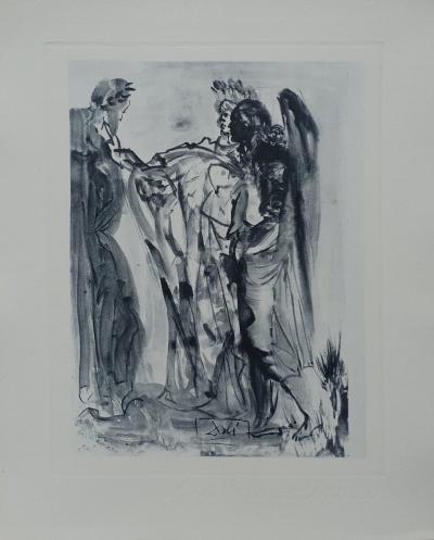 Salvador DALI : Purgatoire 11 - Les Orgueilleux - Gravure originale signée , 1963 2