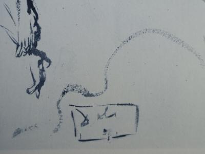Salvador DALI : PARADIS 31 - L’Archange Gabriel  - GRAVURE originale signée #DIVINE COMEDIE 2