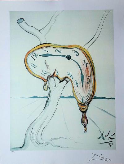 Salvador DALI (d’après) : Montre Molle - Lithographie signée et numérotée 2