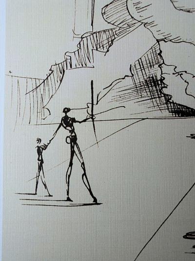 Salvador DALI (d’après) : Don Quichotte - LITHOGRAPHIE signée / numérotée 500ex 2