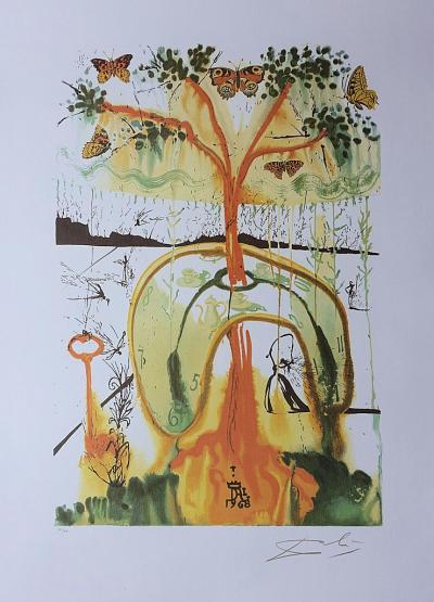 Salvador DALI (d’après) : Alice aux Pays des Merveilles - Lithographie signée et numérotée 2