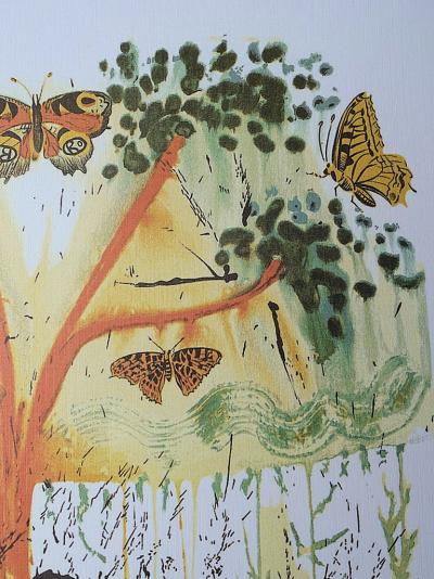 Salvador DALI (d’après) : Alice aux Pays des Merveilles - Lithographie signée 2