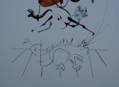 Salvador DALI (1904-1989) (d’après) - Pommes gragon, Printographie signée 2
