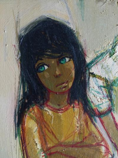 Jean-Baptiste VALADIÉ (1933-) - La jolie femme du Pêcheur, 1960, Huile sur Toile 2