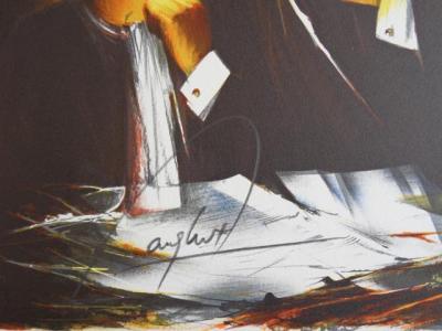 Raymond POULET - Les Avocats - Lithographie originale signée au crayon 2