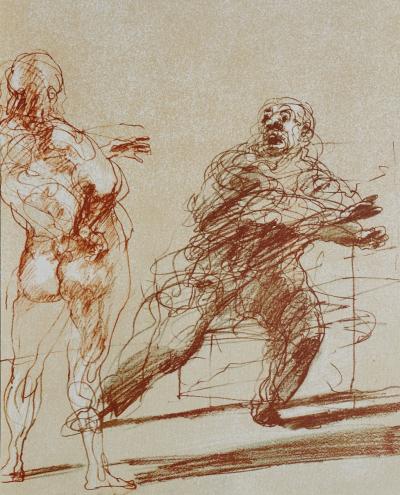 Claude WEISBUCH : Le fantôme, 1984 - Lithographie originale 2