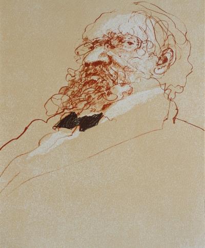 Claude WEISBUCH - Goethe - Lithographie originale, 1984 avec certificat 2