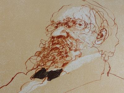 Claude WEISBUCH - Goethe - Lithographie originale, 1984 avec certificat 2