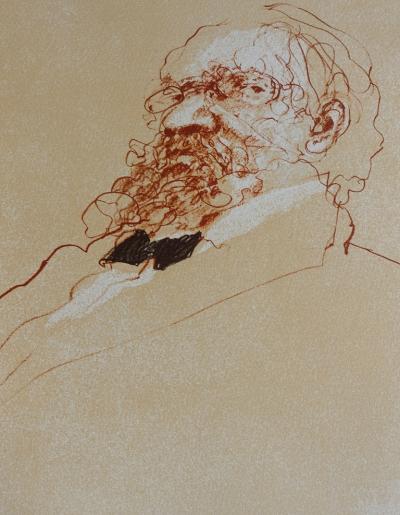 Claude WEISBUCH - Goethe - Lithographie originale, 1984 avec certificat 2