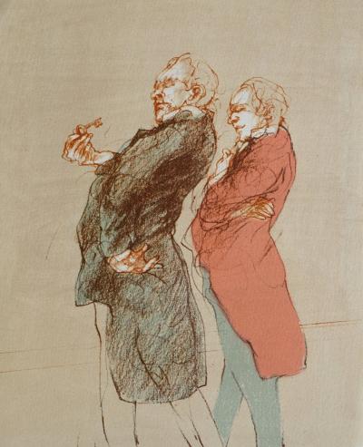 Claude WEISBUCH : La clé, 1984 - Lithographie originale 2
