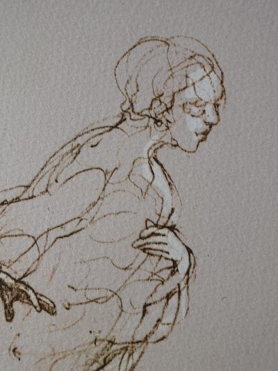 Claude WEISBUCH : Couple de bourgeois, 1984 - Lithographie originale 2