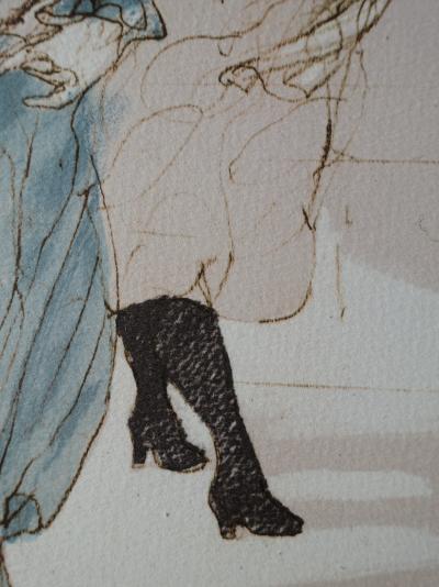 Claude WEISBUCH : Couple de bourgeois, 1984 - Lithographie originale 2