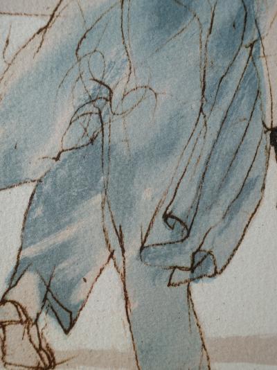 Claude WEISBUCH : Couple de bourgeois, 1984 - Lithographie originale 2