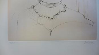 Hans BELLMER - Blue eyes, 1971, signed etching and aquatint 2
