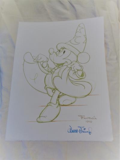 Lithographie d’après Walt Disney 