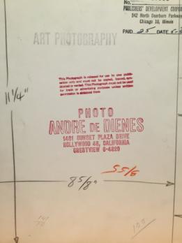 André de DIENES - Nu aux pavés de verre, 1960 -  Photographie argentique 2